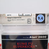 KUNG FU SUPERKICKS - WATA GRADED 9.4 A+! NEW & Factory Sealed! (Atari 2600)