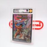 WIZARDS & AND WARRIORS w/ ROUND SOQ! VGA GRADED 70 EX+! NEW & Factory Sealed with Authentic H-Seam! (NES Nintendo)