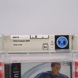 FIFA FOOTBALL / SOCCER 2003 - WATA ERROR? GRADED 9.8 A+! NEW & Factory Sealed! (PS1 PlayStation 1)