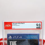 THE LAST OF US: PART II 2 - PSA/WATA GRADED 9.6 A+! NEW & Factory Sealed! (PS4 PlayStation 4)