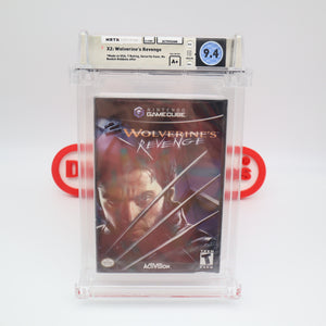 WOLVERINE'S REVENGE - WATA GRADED 9.4 A+! NEW & Factory Sealed! (Nintendo GameCube)