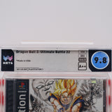 DBZ / DRAGON BALL Z: ULTIMATE BATTLE 22 - WATA GRADED 9.8 A++! NEW & Factory Sealed! (PS1 PlayStation 1)