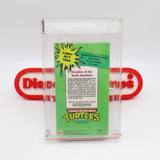 TMNT / TEENAGE MUTANT NINJA TURTLES: INVASION OF THE TURTLE SNATCHERS - IGS GRADED 8 BOX & 9.5 GEM SEAL! NEW & Factory Sealed with Authentic V-Overlap Seam! (VHS)