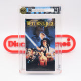 STAR WARS: RETURN OF THE JEDI - IGS GRADED 9 BOX & 9 SEAL! NEW & Factory Sealed with Authentic V-Overlap Seam! (VHS)