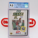 FIFA SOCCER 95 1995 SOCCER - CGC GRADED 9.2 B NEW & Factory Sealed! (Sega Genesis)