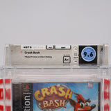 CRASH BASH / BANDICOOT - WATA GRADED 9.6 A+! NEW & Factory Sealed! (PS1 PlayStation 1)