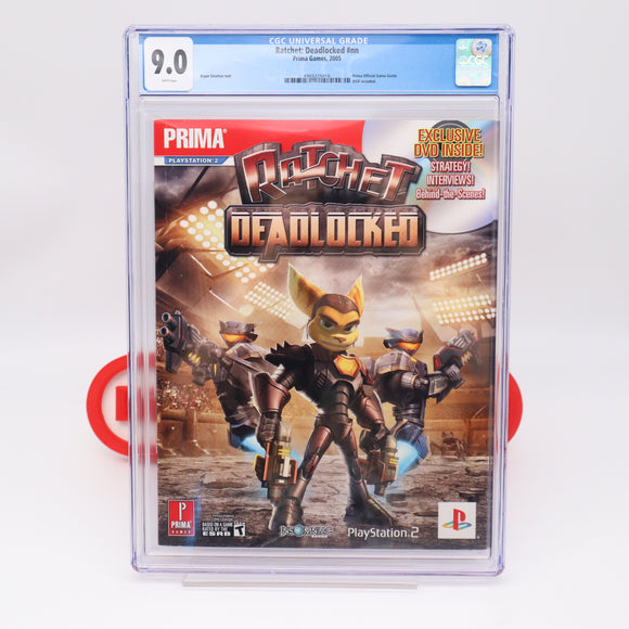 PRIMA STRATEGY GUIDE: RACHET DEADLOCKED -  CGC GRADED 9.0