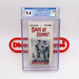SAFE AT HOME! Baseball Movie with Mickey Mantle & Roger Haris! CGC GRADED 9.4 A+! NEW & Factory Sealed with Authentic V-Overlap Seam! (VHS)