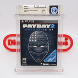 PAYDAY 2 II: SAFECRACKER EDITION - WATA GRADED 9.8 A++! NEW & Factory Sealed! (PS3 PlayStation 3)