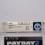 PAYDAY 2 II: SAFECRACKER EDITION - WATA GRADED 9.8 A++! NEW & Factory Sealed! (PS3 PlayStation 3)