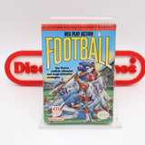 NES PLAY ACTION FOOTBALL - NEW & Factory Sealed with Authentic H-Seam! (NES Nintendo)
