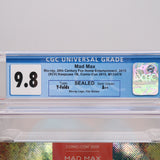 MAD MAX: COMIC-CON 2015 EXCLUSIVE KEEPCASE! CGC GRADED 9.8 A++! NEW & Factory Sealed! (BLU-RAY)