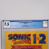 SONIC THE HEDGEHOG 1 & 2 - SEGA'S OFFICIAL PLAYER'S GUIDE - CGC GRADED 7.5