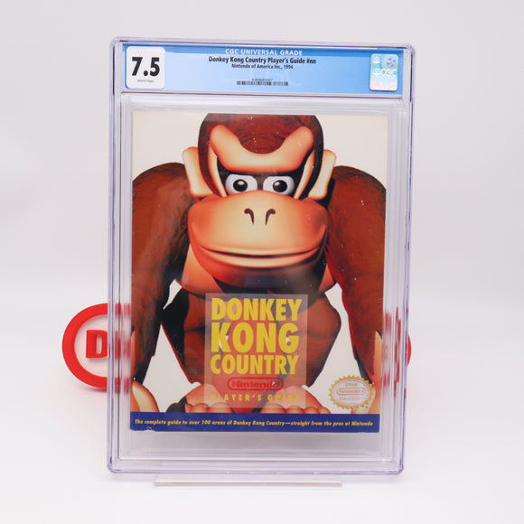 DONKEY KONG COUNTRY PLAYER'S GUIDE  - CGC GRADED 7.5