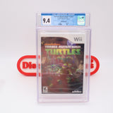 TEENAGE MUTANT NINJA TURTLES - CGC GRADED 9.4 A+! NEW & Factory Sealed! (Nintendo Wii)