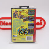 THE INCREDIBLE CRASH DUMMIES - NEW & Factory Sealed with Authentic Tube Seal! (Sega Genesis)