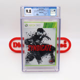 SYNDICATE - CGC GRADED 9.8 A+! NEW & Factory Sealed! (XBox 360)