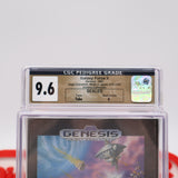 GALAXY FORCE II 2 - CGC PEDIGREE GRADED 9.6 A! NEW & Factory Sealed! (Sega Genesis)