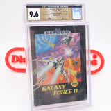 GALAXY FORCE II 2 - CGC PEDIGREE GRADED 9.6 A! NEW & Factory Sealed! (Sega Genesis)