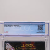 LUXOR: PHARAOH'S CHALLENGE - LAS VEGAS CASINO GAME - CGC GRADED 9.4 A++! NEW & Factory Sealed! (PS2 PlayStation 2)