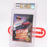 LOTUS TURBO CHALLENGE - CGC PEDIGREE GRADED 9.4 A+! NEW & Factory Sealed! (Sega Genesis)