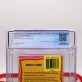 ADVENTURES OF SONIC THE HEDGEHOG: SONIC'S SONG - CGC GRADED 9.6 A+! NEW & Factory Sealed with Authentic 3-Sided Seam! (VHS)