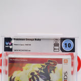 POKEMON OMEGA RUBY - PERFECT GRADED WATA 10 A++! NEW & Factory Sealed! (Nintendo 3DS)