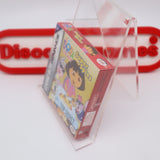 DORA THE EXPLORER: SUPER SPIES (CASE FRESH!) - NEW & Factory Sealed with Authentic H-Seam! (GBA Game Boy Advance)