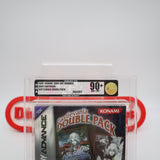 CASTLEVANIA DOUBLE PACK - VGA GRADED 90+ MT+ GOLD! NEW & Factory Sealed with Authentic 3-Sided Seam! (GBA Game Boy Advance)