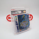 THE LEGEND OF ZELDA: ORACLE OF AGES - VGA GRADED 90+ MINT GOLD UNCURLATED! NEW & Factory Sealed with Authentic H-Seam! (Game Boy Color GBC)