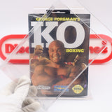 GEORGE FOREMAN'S KO K.O. KNOCK OUT BOXING - NEW & Factory Sealed with Authentic Tube Seam! (Sega Genesis)