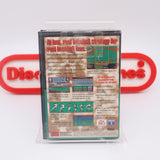TONY LA RUSSA BASEBALL - NEW & Factory Sealed with Authentic V-Overlap Seam! (Sega Genesis)