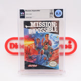 MISSION: IMPOSSIBLE - PSA / WATA GRADED 8.5 B+! NEW & Factory Sealed with Authentic H-Seam! (NES Nintendo)