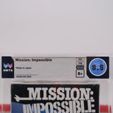 MISSION: IMPOSSIBLE - PSA / WATA GRADED 8.5 B+! NEW & Factory Sealed with Authentic H-Seam! (NES Nintendo)