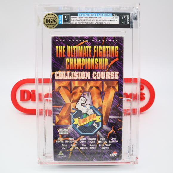 Ufc Collision Course UFC THE ULTIMATE FIGHTING CHAMPIONSHIP: COLLISION COURSE - IGS GRADED ...