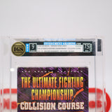 UFC THE ULTIMATE FIGHTING CHAMPIONSHIP: COLLISION COURSE - IGS GRADED 9.0 BOX & 7.5 SEAL! NEW & Factory Sealed with Authentic H-Overlap Seam! (VHS)