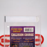 UFC THE ULTIMATE FIGHTING CHAMPIONSHIP: COLLISION COURSE - IGS GRADED 9.0 BOX & 7.5 SEAL! NEW & Factory Sealed with Authentic H-Overlap Seam! (VHS)