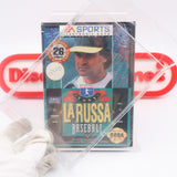 TONY LA RUSSA BASEBALL - NEW & Factory Sealed with Authentic V-Overlap Seam! (Sega Genesis)