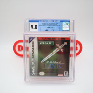 ZELDA II 2: THE ADVENTURE OF LINK - CGC GRADED 9.0 A+! NEW & Factory Sealed! (Game Boy Advance GBA)