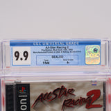 ALL-STAR RACING 2 II (WATA POP ZERO!) CGC GRADED 9.9 A+! NEW & Factory Sealed! (PS1 PlayStation 1)