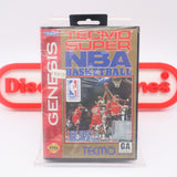 TECMO SUPER NBA BASKETBALL - NEW & Factory Sealed with Authentic Tube Seam! (Sega Genesis)