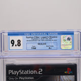 SYPHON FILTER: LOGAN'S SHADOW - CGC GRADED 9.8 A++! NEW & Factory Sealed! (PS2 PlayStation 2)
