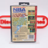 TECMO SUPER NBA BASKETBALL - NEW & Factory Sealed with Authentic Tube Seam! (Sega Genesis)