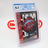 NBA JAM (THE ORIGINAL) - CGC GRADED 8.5 A! NEW & Factory Sealed! (Sega Genesis)