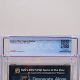 SYPHON FILTER: LOGAN'S SHADOW - CGC GRADED 9.8 A++! NEW & Factory Sealed! (PS2 PlayStation 2)