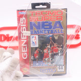 TECMO SUPER NBA BASKETBALL - NEW & Factory Sealed with Authentic Tube Seam! (Sega Genesis)