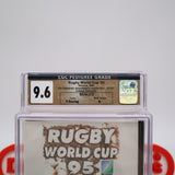 RUGBY WORLD CUP '95 1995 - CGC PEDIGREE GRADED 9.6 B+! NEW & Factory Sealed! (Sega Genesis)