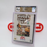RUGBY WORLD CUP '95 1995 - CGC PEDIGREE GRADED 9.6 B+! NEW & Factory Sealed! (Sega Genesis)
