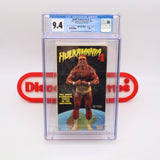 WWE / WWF HULKAMANIA 4 IV (HULK HOGAN) CGC GRADED 9.4 A++! NEW & Factory Sealed with Authentic H-Overlap Seam! (VHS)