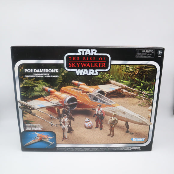 STAR WARS VINTAGE COLLECTION: POE DAMERON'S X-WING FIGHTER - NEW Authentic & Factory Sealed!
